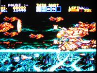 une photo d'Ã©cran de Thunder Force 4 sur Sega Megadrive